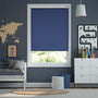 Colorized Toulouse Blackout Ultramarine Roller Blind 8131