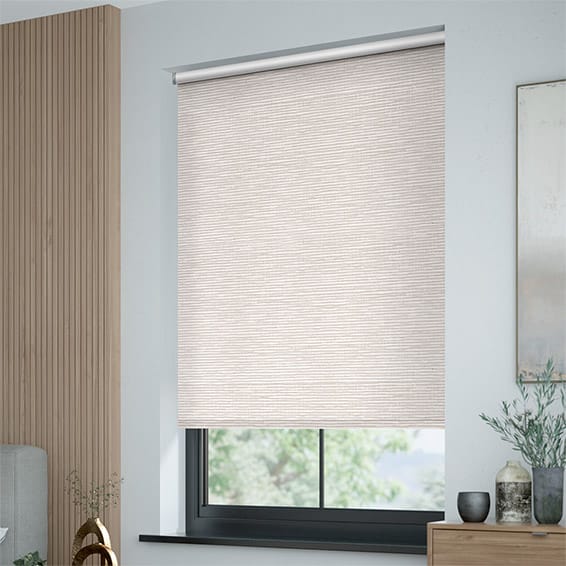 ColorizedZoom Turin Blackout Woven Linen Roller Blind 8135