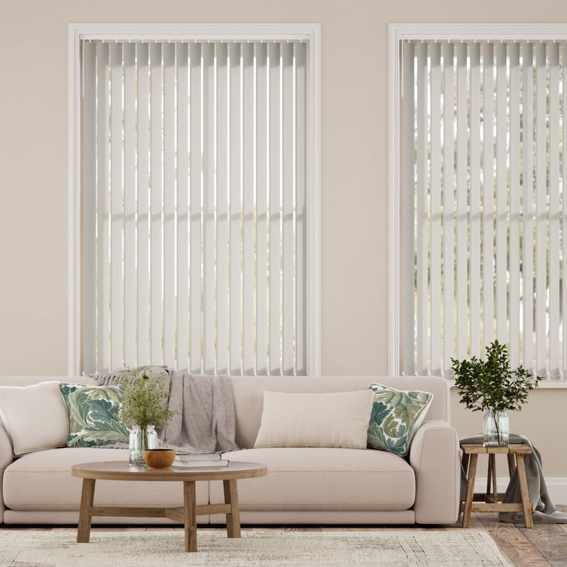 Colorized Amalfi Cool Grey Vertical Blind 8197