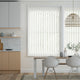 Colorized Amalfi Simply White Vertical Blind 8202