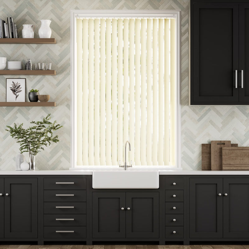 Colorized Amalfi Cream Vertical Blind 8198