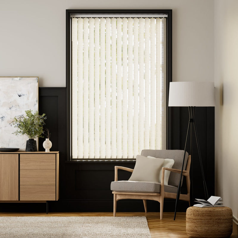 Colorized Concha Cream Vertical Blind 8203