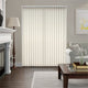 Colorized Drifting Leaf Rich Cream Vertical Blind 8204