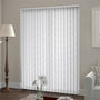 ColorizedZoom Flora Snow White Vertical Blind 8206