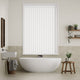 Colorized Pure White PVC Blackout Vertical Blind 8213