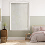 Colorized Thermatex Light Grey Vertical Blind 8217