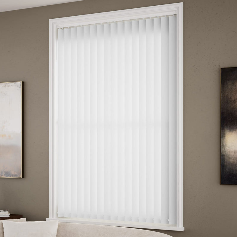 ColorizedZoom Thermatex Classic White Vertical Blind 8215