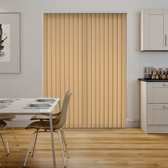 Colorized Welwyn Biscuit Vertical Blind 8218
