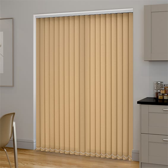 ColorizedZoom Welwyn Biscuit Vertical Blind 8218