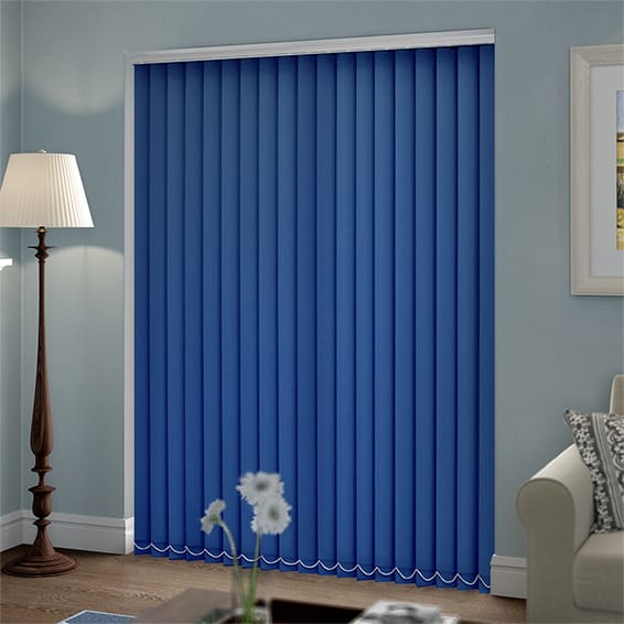 ColorizedZoom Welwyn Royal Blue Vertical Blind 8223