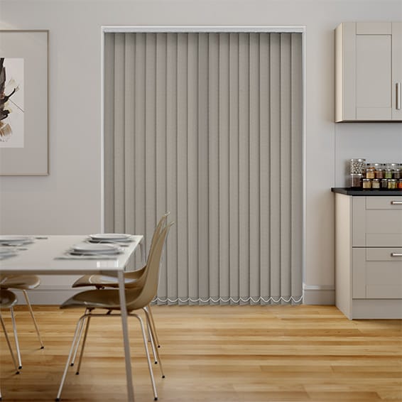 Colorized Welwyn Moon Grey Vertical Blind 8221