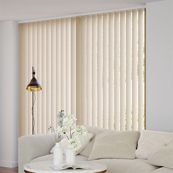 ColorizedZoom Welwyn Cream Vertical Blind 8219