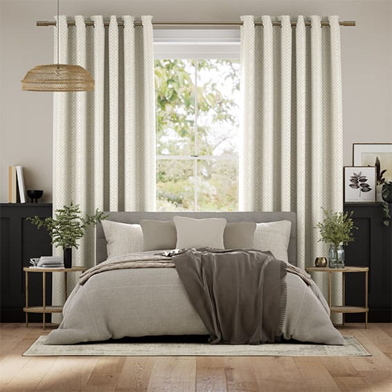 Colorized Niko Antique Pearl Curtains 8230